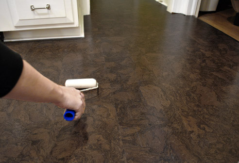 T Out Our Kitchen S Cork Floors, Self Adhesive Sealed Cork Floor Tiles