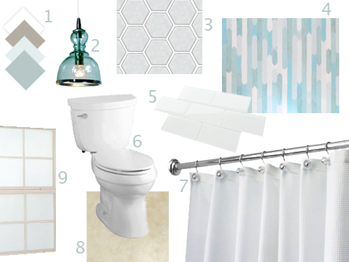 I'm kind of regretting my tile choice but what is a good color palette for  this bathroom : r/DesignMyRoom