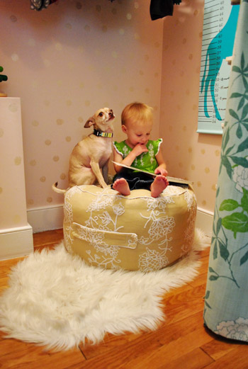 Winter Pinterest Challenge: How To Make A Beanbag Pouf