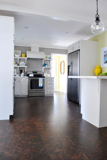 Completing Our Kitchen S Cork Floor Installation Young House Love