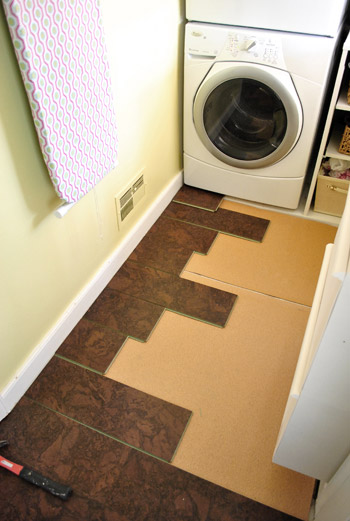 Completing Our Kitchen S Cork Floor Installation Young House Love