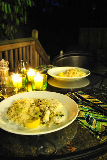 Leek Stroganoff Outside