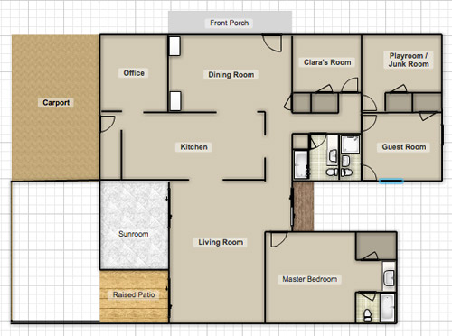 Alley Floorplan Before