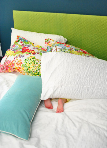 ClaraFabric Under Pillows