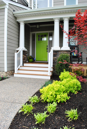 Homearama Green Front Door