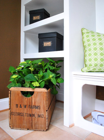 Homearama Mudroom Baskets