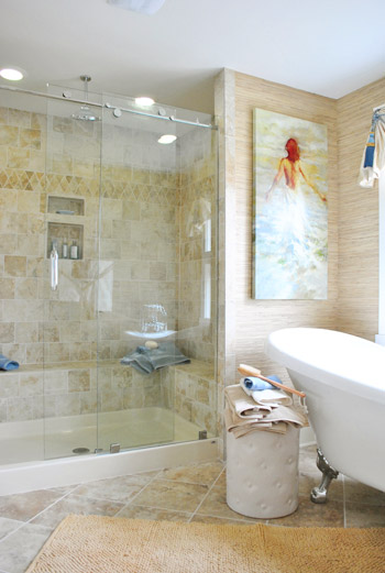 Homearama Textural Bathroom