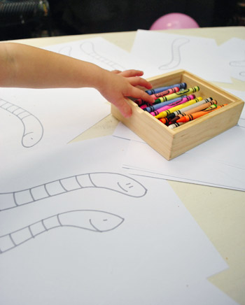 Party Outside Coloring Table