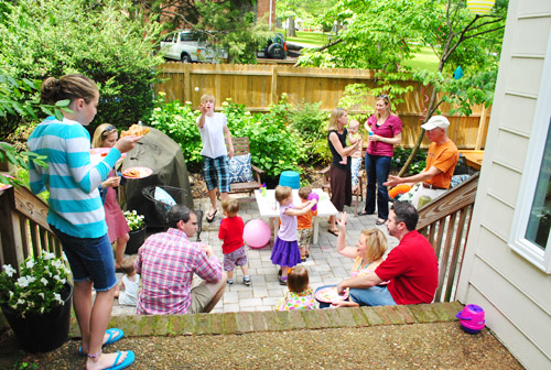 Party People On Patio