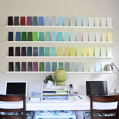 Creating A Paint Swatch Wall