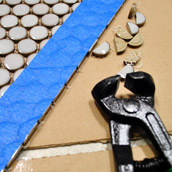 Cutting Penny Tile