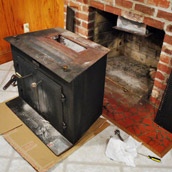 Removing An Old Wood Stove