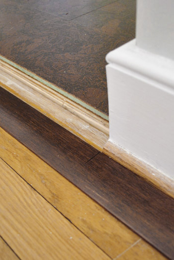 How To Add Floor Trim Transitions And, Hardwood Floor Step Down