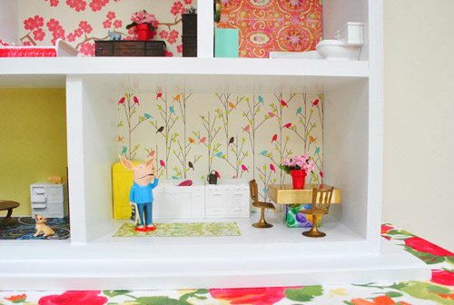 Doll house hot sale decoration