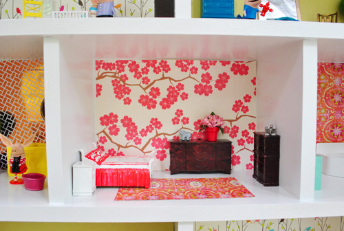 Rug Made Out Of Craft Paper In DIY Easy Homemade Dollhouse