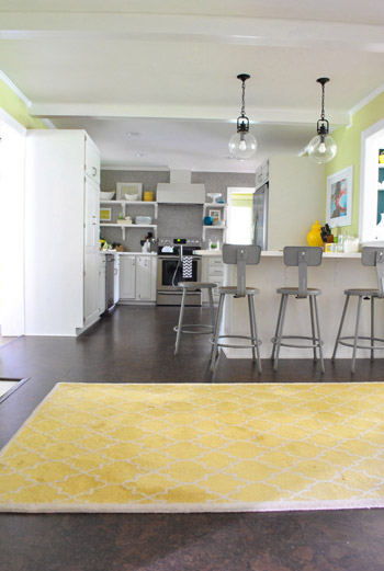 KitchenRugs Yellow From Hall