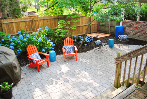 Adirondack Full Patio From Steps
