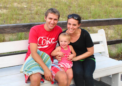 Beach Evening Family Portrait