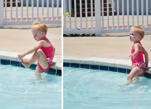 Beach Pool Kicking Fish