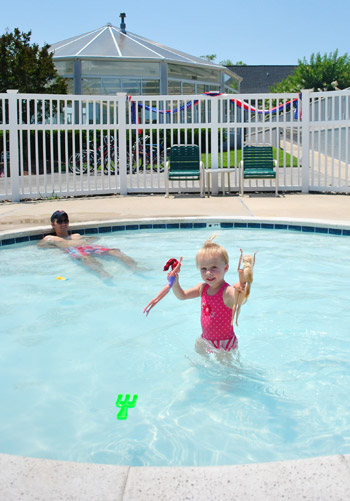 Beach Pool With Daddy