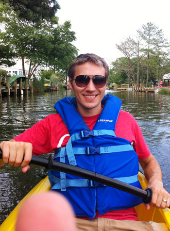 Beach Kayak John With Thumb