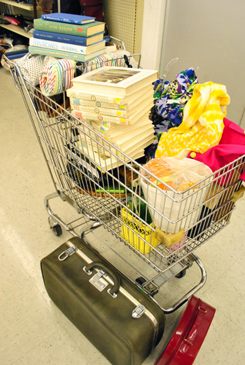 Budget Friendly Basket Wall With Goodwill Finds - A Heart Filled Home