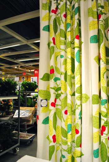 Ikea Flowery Curtain