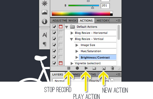 Photoshop 4 Create New Action
