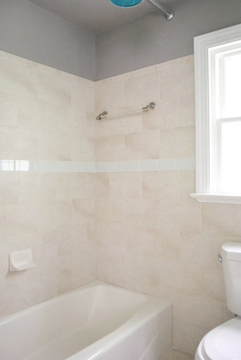 Replacing Old Shower Border Tiles Young House Love