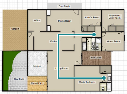 BathLight 12 Attic Schematic