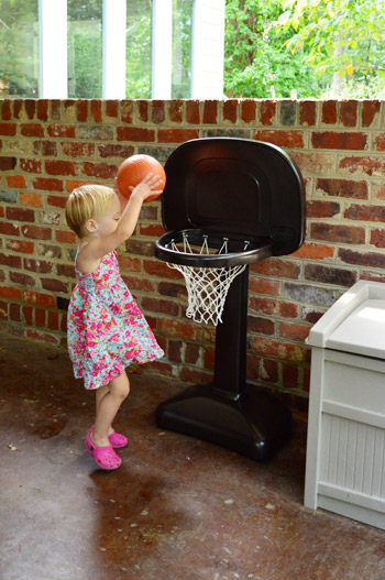 basketball hoop painting