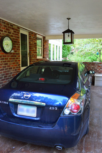 Carport Light After Car Close