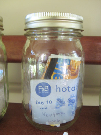 First Vacation Jars