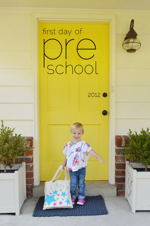 Preschool First Day