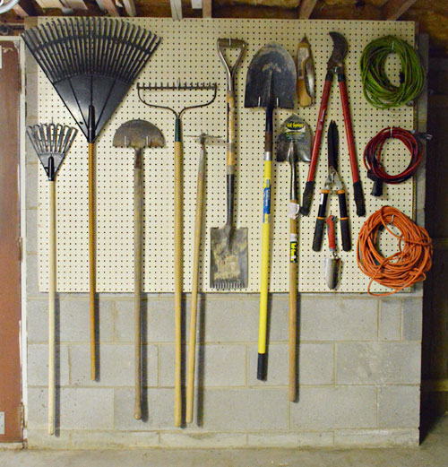 Organizing Made Fun: How to Hide Messy Cords with Pegboard