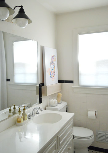 Spa Vibes in our Parents' new bathroom with Benjamin Moore