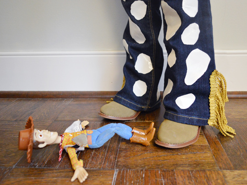 Homemade Jesse & Slinky Dog Costumes From Toy Story