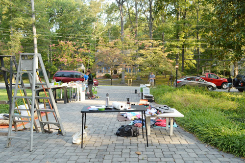 Yard Sale 4 View From Carport