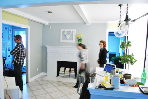 BTS Painted Kitchen Corner