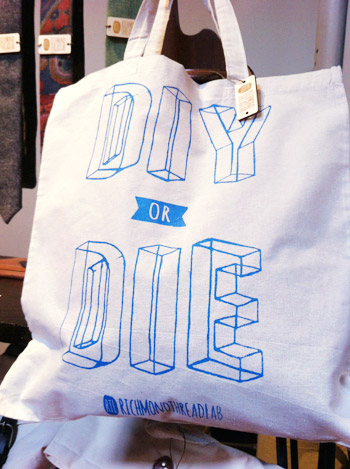 Craft 0 DIY Or Die Bag Richmond Threadlab