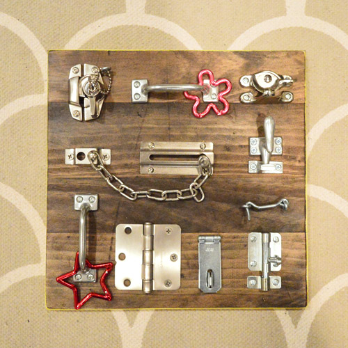 Latch board for toddlers new arrivals