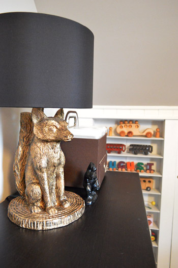 gold fox lamp