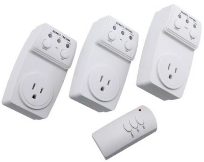 RARE- Vintage BH9936-3 Remote Control Outlet Plug Set 1 2 3 w/REMOTE