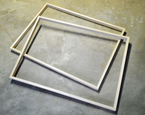 Making Easy Wood Frames For Large Art Or Posters