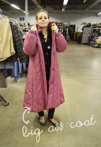 Thrift on sale shop coat