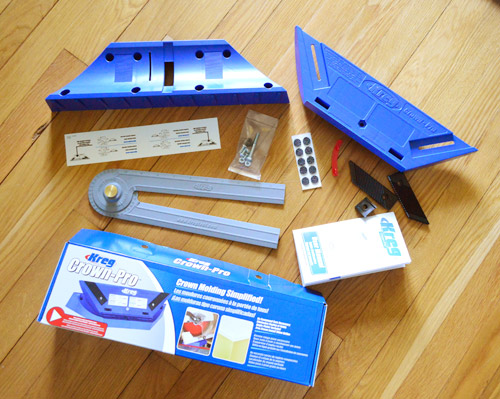 Crown molding clearance kreg jig