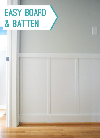 Dressing Up Our Entryway with Board and Batten and Wallpaper