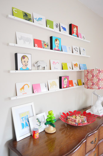 Flash Card Shelves