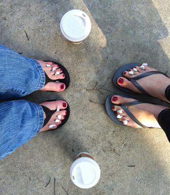 Pedicures Starbucks