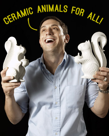 Jonathan Adler Giveawy Ceramic Animals